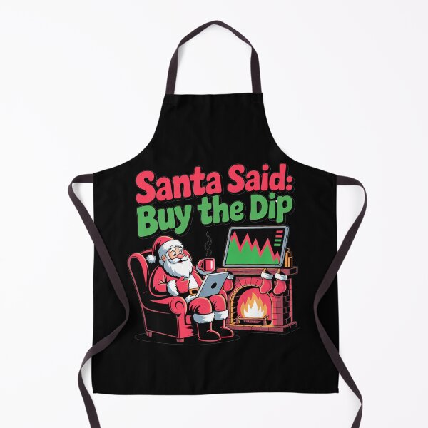 Item preview, Santa said buy the dip, bitcoin crypto christmas designed and sold by NoetherSym.
