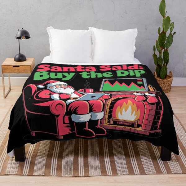 Item preview, Santa said buy the dip, bitcoin crypto christmas designed and sold by NoetherSym.