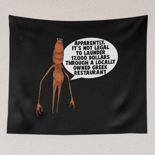 Item preview, Marcus The Worm Vr Chat Funny Meme Tiktok Viral Greek Restaurant  designed and sold by Halloweennn12.