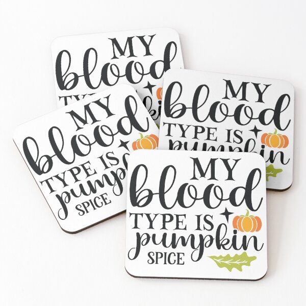 Item preview, My Blood Type is Pumpkin Spice - Funny Fall Coffee Lover designed and sold by FuzionRaptor.