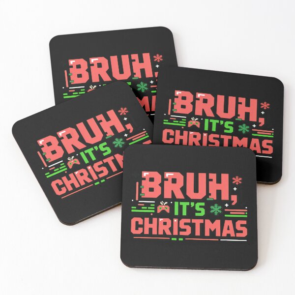 Item preview, BRUH, It's Christmas, funny Gen Z and gen Alpha Christmas designed and sold by NoetherSym.