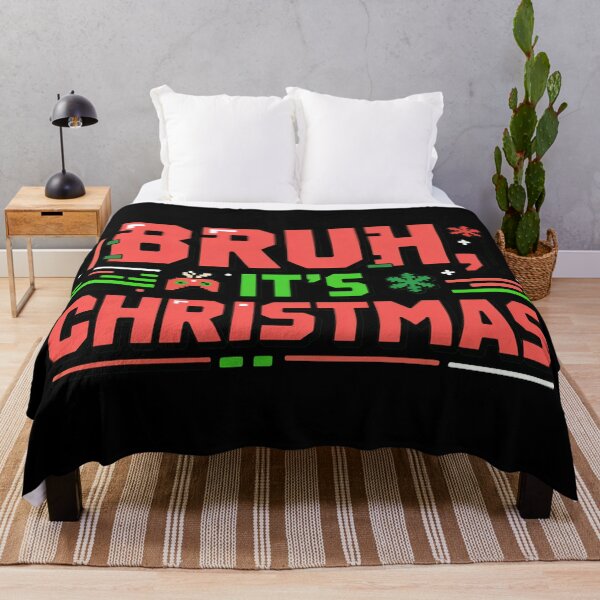 Item preview, BRUH, It's Christmas, funny Gen Z and gen Alpha Christmas designed and sold by NoetherSym.