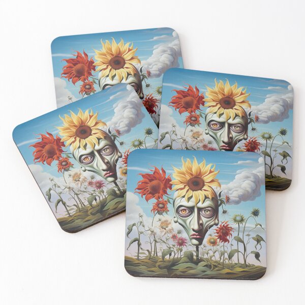 Item preview, Surreal flowers, faces, landscape, melancholy, dream world, fairy tale designed and sold by G-M-Designs.