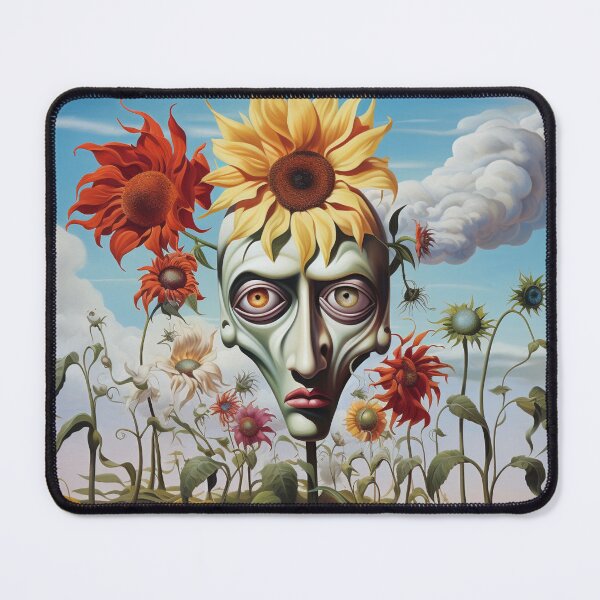 Item preview, Surreal flowers, faces, landscape, melancholy, dream world, fairy tale designed and sold by G-M-Designs.