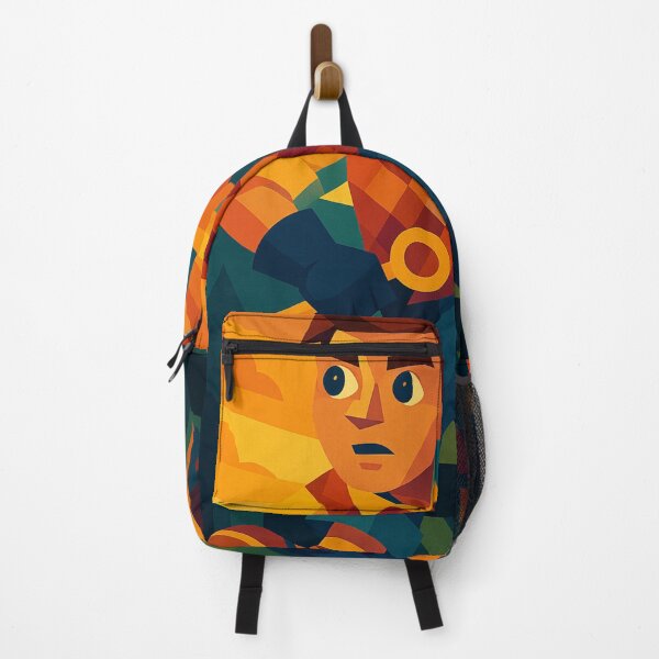 Item preview, ESCAPE AT SUNSET – Unique Colorful Nicky Roth Cubist Fan Art Hello Neighbor designed and sold by Owlic.artwear.