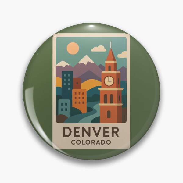 Item preview, Denver Colorado  designed and sold by Broken Antler Designs .