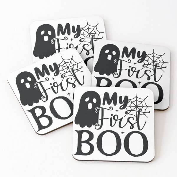 Item preview, My First Boo - Cute Baby Halloween Milestone Gift designed and sold by FuzionRaptor.