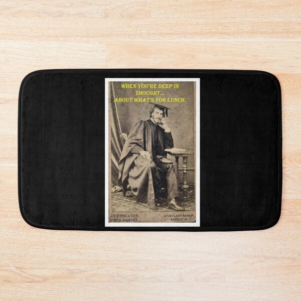 Item preview, When You’re Deep in Thought — About What’s for Lunch designed and sold by WheelieGdArt.