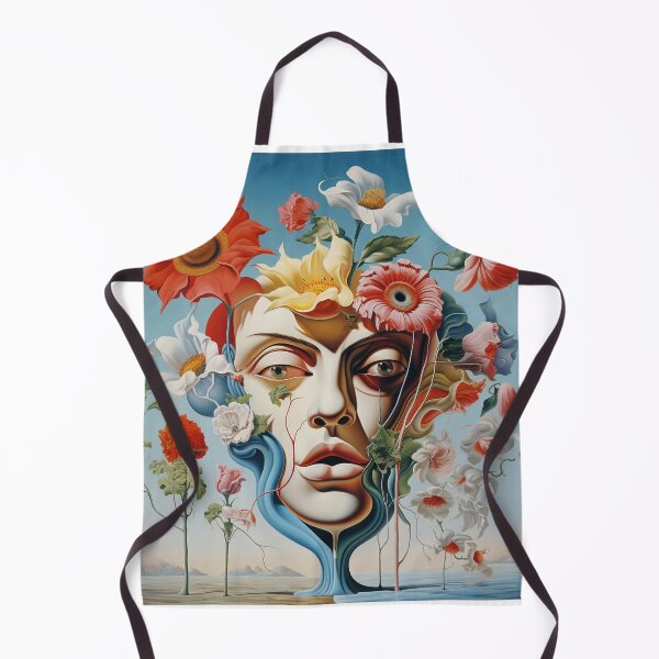 Item preview, Surreal flowers, faces, landscape, melancholy, dream world, fairy tale designed and sold by G-M-Designs.