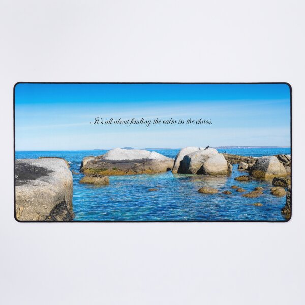 Item preview, Tranquillity of South Africa's Landscape in the Western Cape Beach Langebaan. designed and sold by Faith Based Decor .