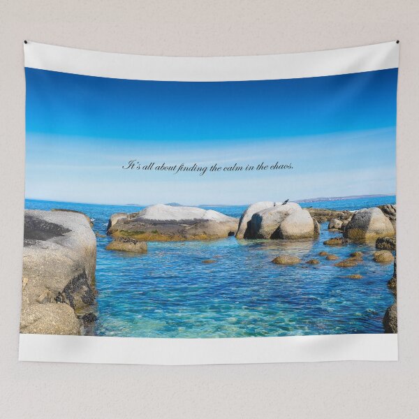 Item preview, Tranquillity of South Africa's Landscape in the Western Cape Beach Langebaan. designed and sold by Faith Based Decor .