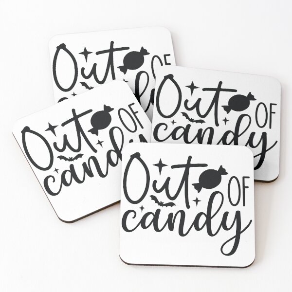 Item preview, Out of Candy - Funny Sarcastic Halloween Warning Sign designed and sold by FuzionRaptor.