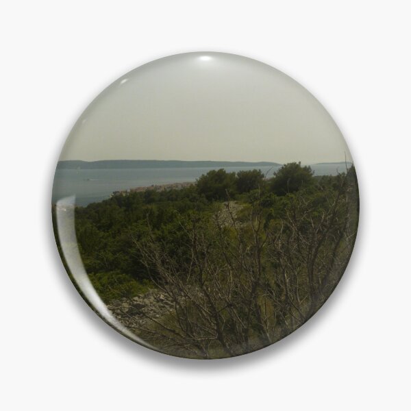 Item preview, Mediterranean Vista Over Lush Coast designed and sold by Prints&Pics.