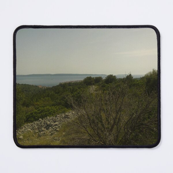 Item preview, Mediterranean Vista Over Lush Coast designed and sold by Prints&Pics.