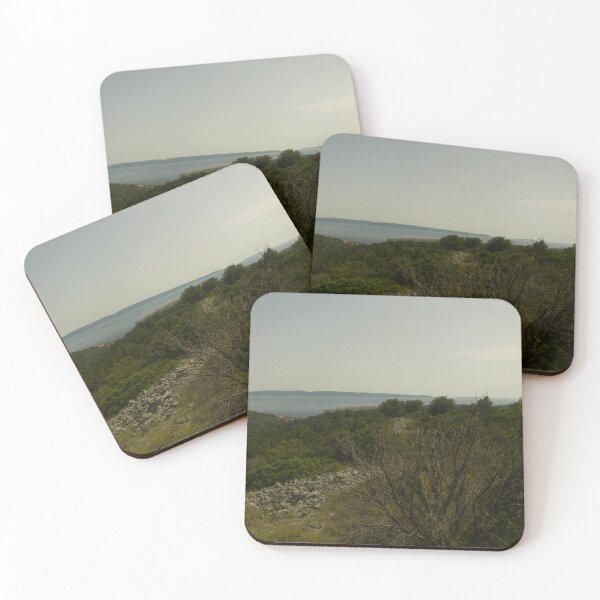 Item preview, Mediterranean Vista Over Lush Coast designed and sold by Prints&Pics.