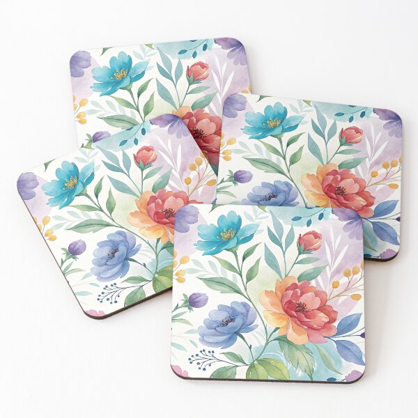 Item preview, Watercolor floral patern designed and sold by trendspatterns.