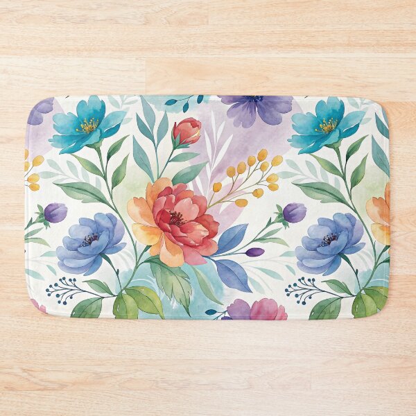 Item preview, Watercolor floral patern designed and sold by trendspatterns.