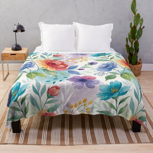 Item preview, Watercolor floral patern designed and sold by trendspatterns.