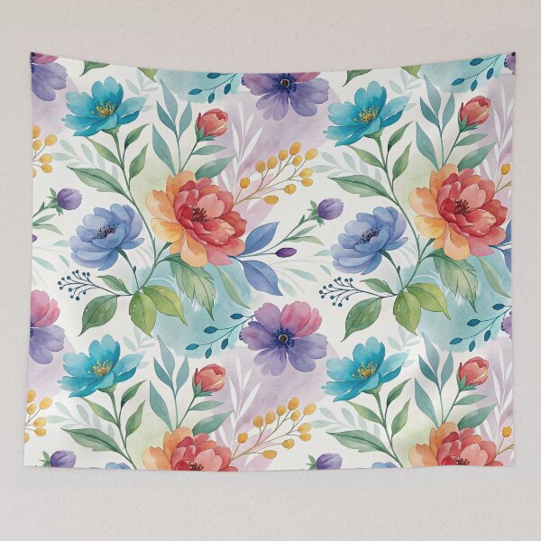 Item preview, Watercolor floral patern designed and sold by trendspatterns.