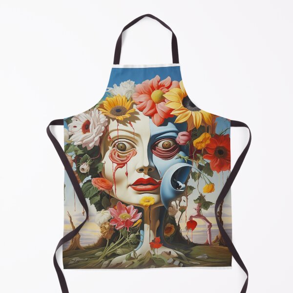 Item preview, Surreal flowers, faces, landscape, melancholy, dream world, fairy tale designed and sold by G-M-Designs.