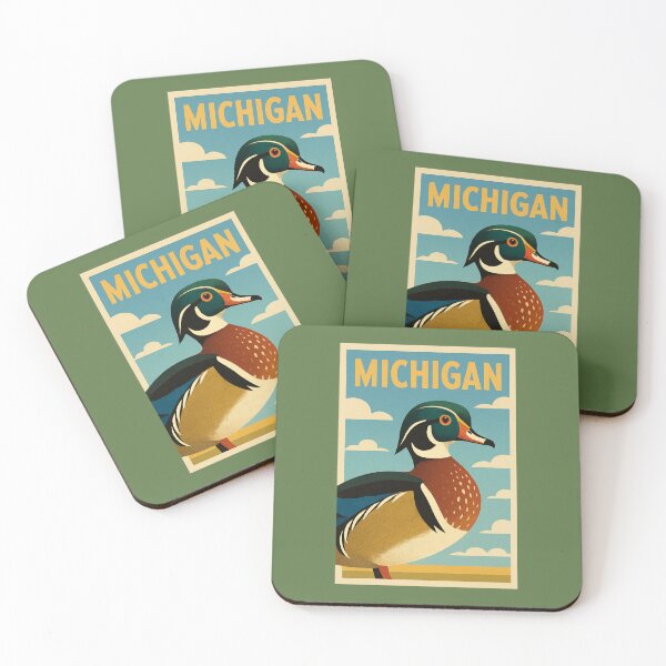Item preview, Michigan  designed and sold by Broken Antler Designs .
