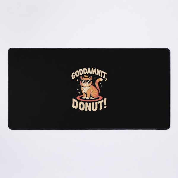 Item preview, Goddammit Donut Princess Cat Glasses 3 designed and sold by Belkisallen.