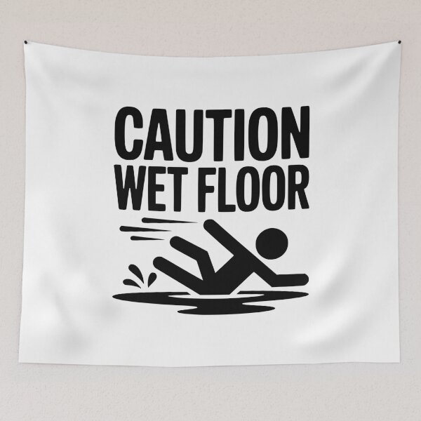 Item preview, Caution Wet Floor designed and sold by Frank Ring.