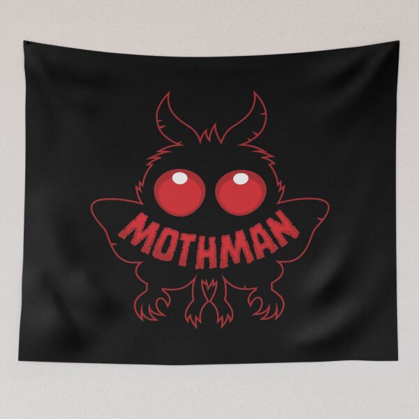 Item preview, Red-Eyed Mystery Mothman Silhouette designed and sold by fizzgig.