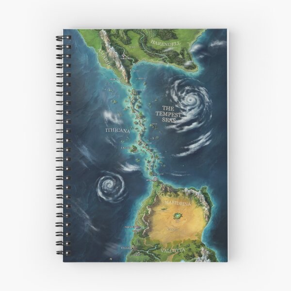 Item preview, The Bridge Kingdom Map designed and sold by danielleljensen.