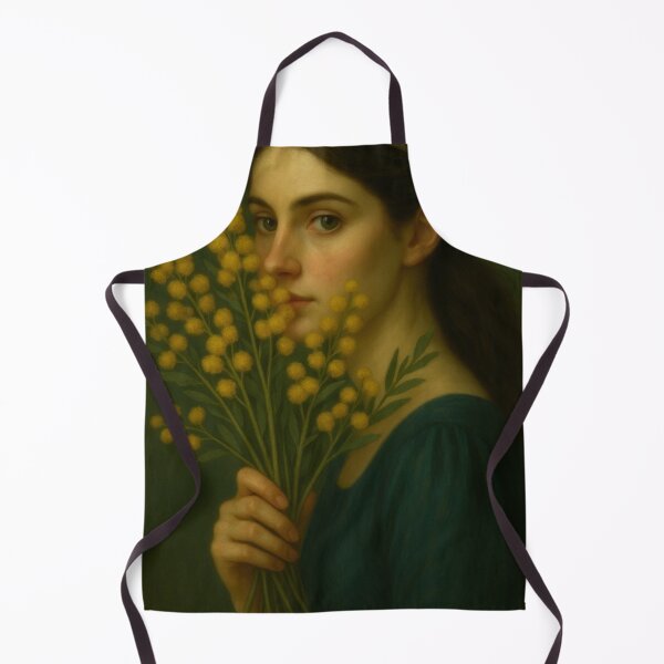 Item preview, The Queen of Mimosa | French Neoclassical Portrait designed and sold by CARRAANN.