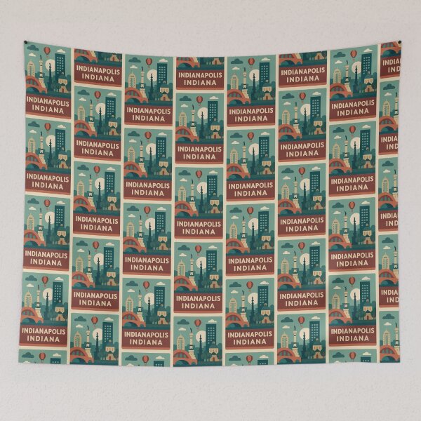 Item preview, Indianapolis Indiana  designed and sold by Broken Antler Designs .