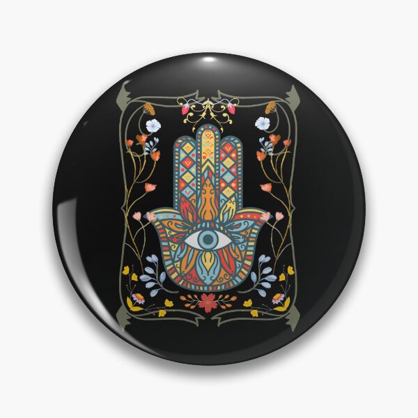 Item preview, Floral Hamsa Hand Protector designed and sold by JuanaDesigns.