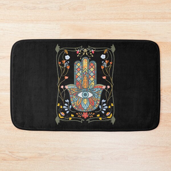 Item preview, Floral Hamsa Hand Protector designed and sold by JuanaDesigns.