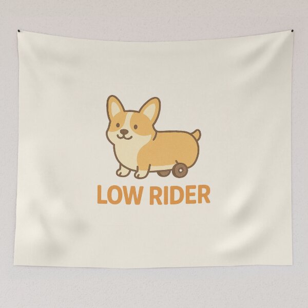 Item preview, Low Rider | Cute Corgi on Wheels Design designed and sold by Bratak.