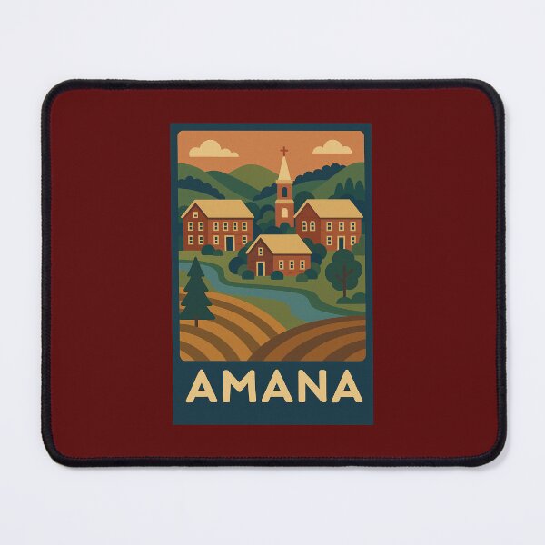 Item preview, Amana Iowa designed and sold by Broken Antler Designs .
