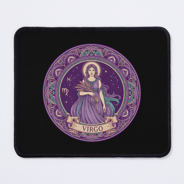 Item preview, VINTAGE VIRGO ZODIAC SIGN designed and sold by infinitearte.