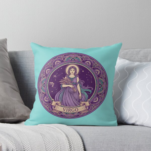 Item preview, VINTAGE VIRGO ZODIAC SIGN designed and sold by infinitearte.