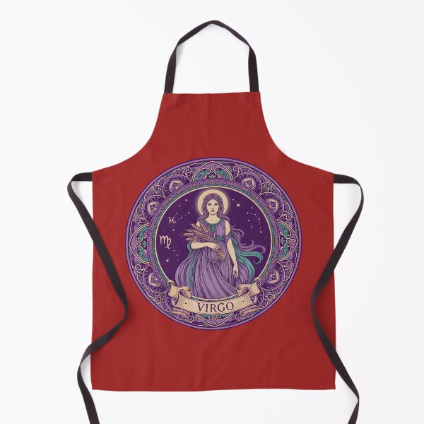 Item preview, VINTAGE VIRGO ZODIAC SIGN designed and sold by infinitearte.