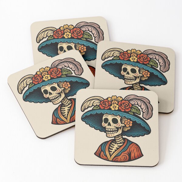 Item preview, La Catrina / Iconic Day of the Dead Skeleton designed and sold by Myra365Art.
