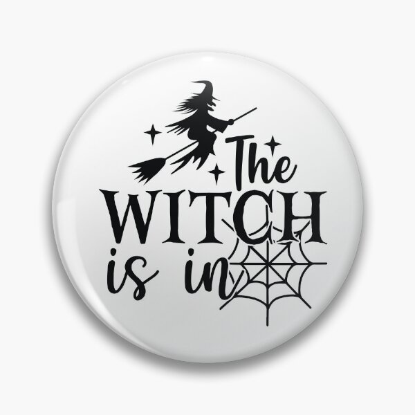 Item preview, The Witch Is In - Funny Halloween Office or Home Sign designed and sold by FuzionRaptor.
