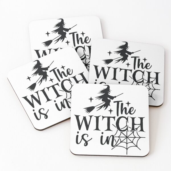 Item preview, The Witch Is In - Funny Halloween Office or Home Sign designed and sold by FuzionRaptor.