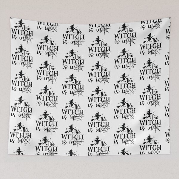 Item preview, The Witch Is In - Funny Halloween Office or Home Sign designed and sold by FuzionRaptor.
