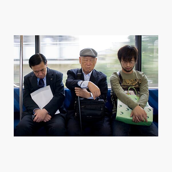 Item preview, Sleeping Yokohama Commuters designed and sold by superpope.