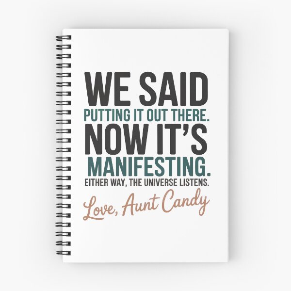 Item preview, Ask Aunt Candy - Putting It Out There vs Manifesting - Funny Generational Slang designed and sold by Random Candy Studio.