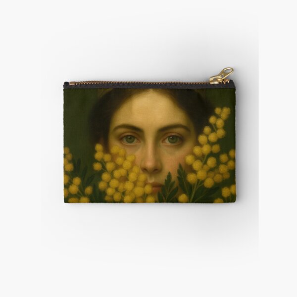 Item preview, Les Fleurs du Mimosa – Neoclassical Portrait of a Lady | 19th Century Art designed and sold by CARRAANN.