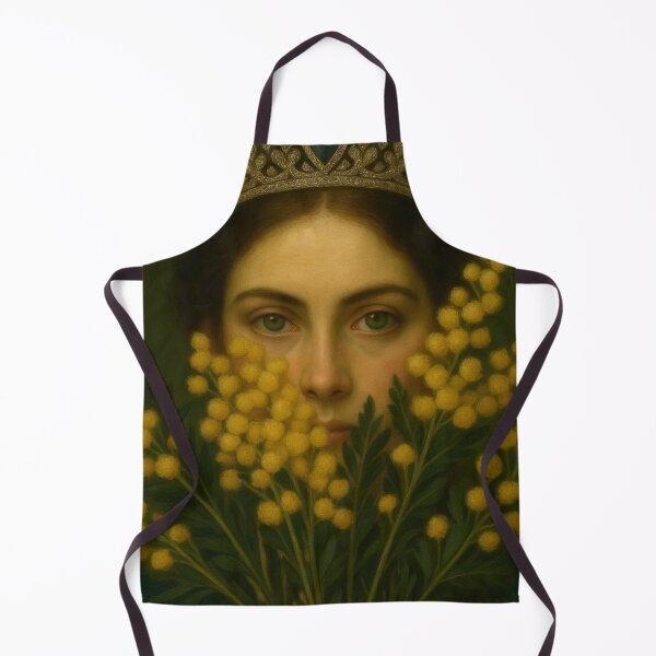 Item preview, Les Fleurs du Mimosa – Neoclassical Portrait of a Lady | 19th Century Art designed and sold by CARRAANN.