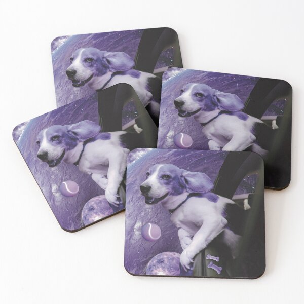 Item preview, Purple dog - spirit animal collage designed and sold by mgro-art.