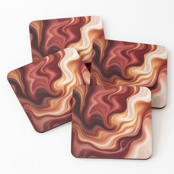 Item preview, Ember Wave Metallic Ribbons designed and sold by BrickByDream.