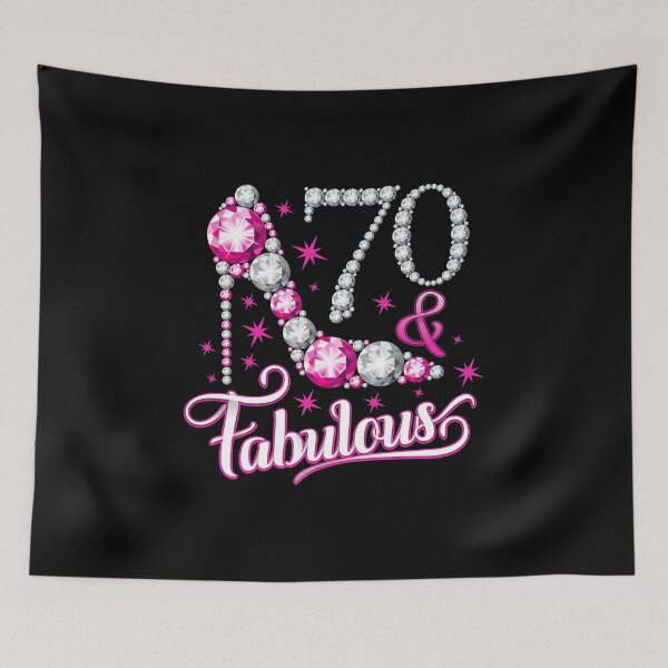Item preview, 70th Birthday design. 70 & Fabulous lady’s  designed and sold by iclipart.