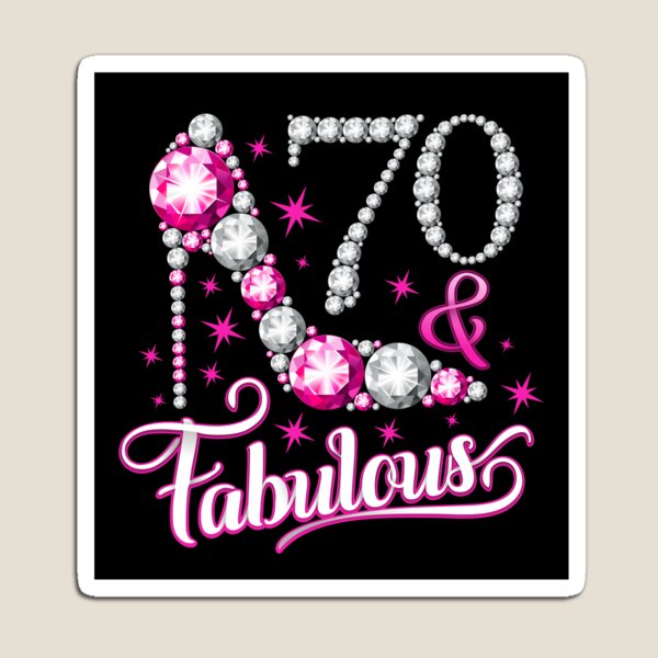 Item preview, 70th Birthday design. 70 & Fabulous lady’s  designed and sold by iclipart.